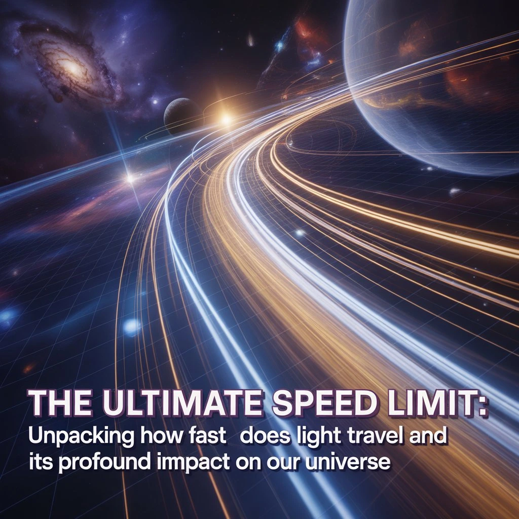 The Ultimate Speed Limit Unpacking How Fast Does Light Travel and Its Profound Impact on Our Universe PHOTO 1