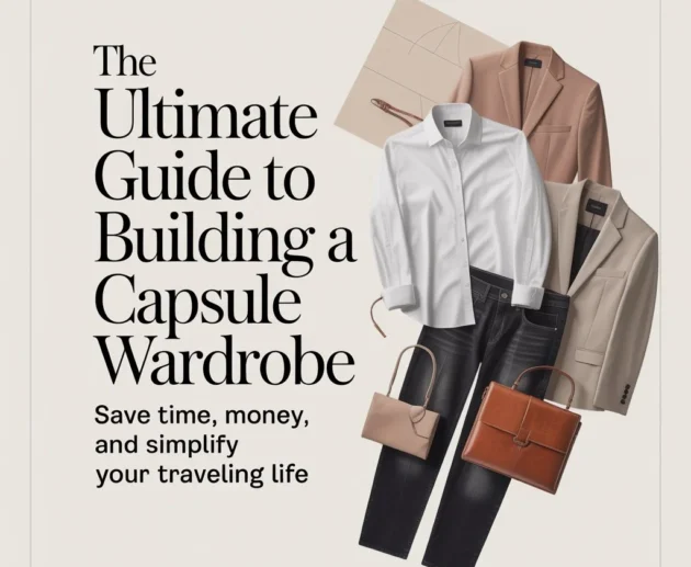 The Ultimate Guide to Building a Capsule Wardrobe: Save Time, Money, and Simplify Your Traveling Life