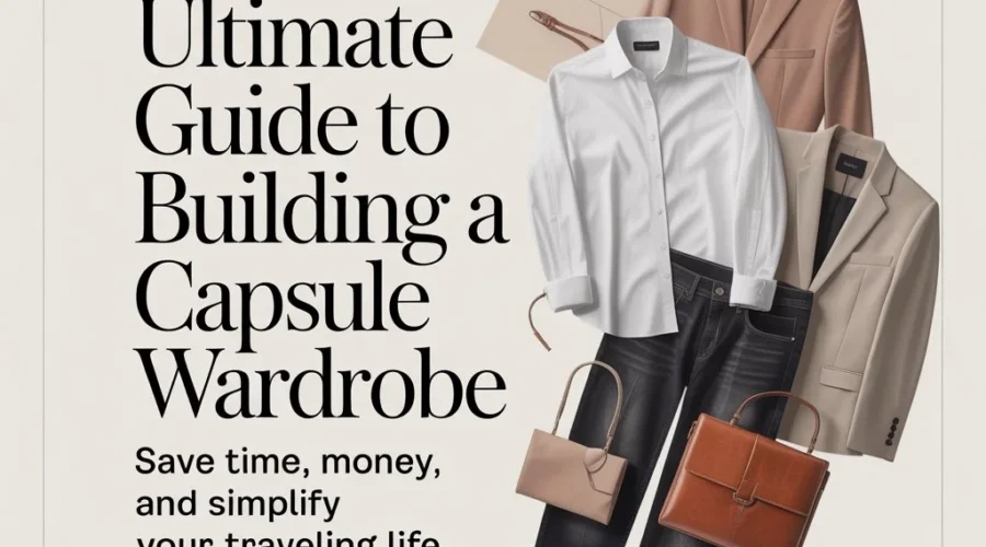 The Ultimate Guide to Building a Capsule Wardrobe: Save Time, Money, and Simplify Your Traveling Life