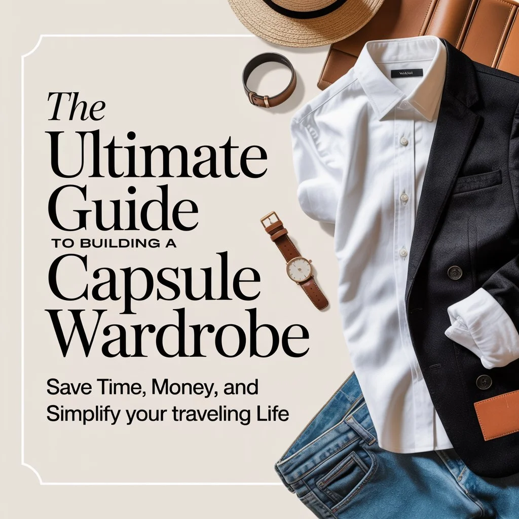 The Ultimate Guide to Building a Capsule Wardrobe: Save Time, Money, and Simplify Your Traveling Life
