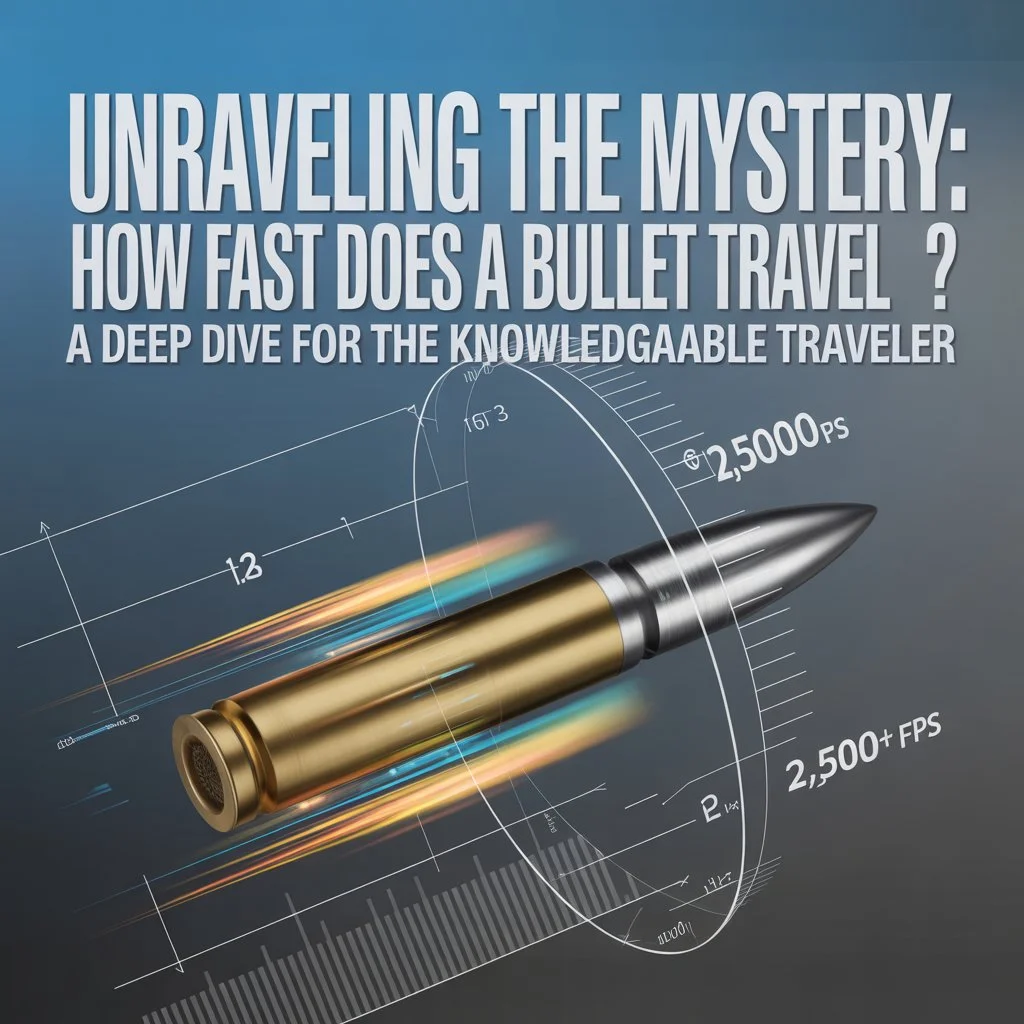Unraveling the Mystery How Fast Does a Bullet Travel A Deep Dive for the Knowledgeable Traveler PHOTO 3